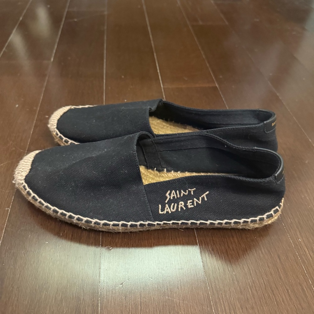 Saint Laurent Black Espadrilles - Picture 3 of 4